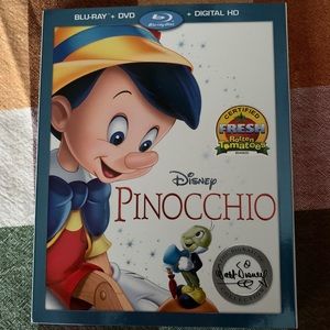 Pinocchio Blu-ray, DVD, and digital.